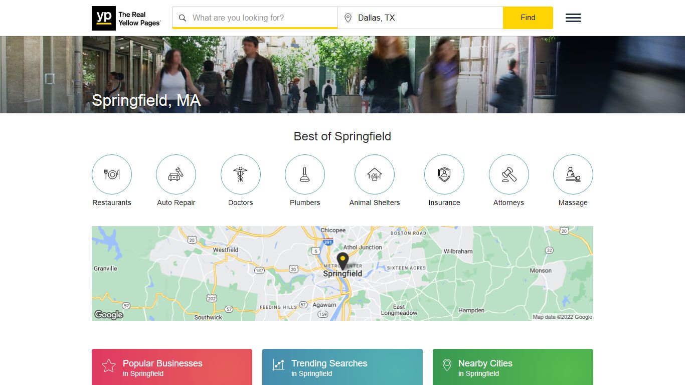 The Real Yellow Pages® - Springfield, MA Directory - YP.com